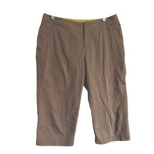 REI Co Op Women's Capri Hiking‎ Pants 12 Lightweight Outdoor Adventure Gorpcore
